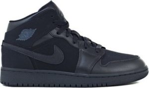 Nike Tenisky Dětské Air Jordan 1 Mid BG Černá