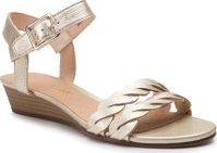 Sandály Clarks Mena Blossom 261392534 Zlatá