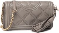 Kabelka Tory Burch Fleming Soft Wallet Crossbody 64312 Šedá