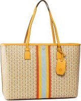 Kabelka Tory Burch Gemini Link Canvas Top-Zip Tote 58450 Žlutá