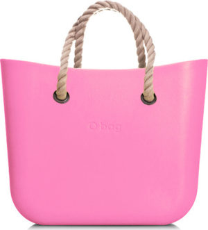 Obag MINI PINK S KRÁTKÝM PROVAZEM NATURAL