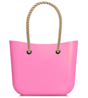 Obag MINI PINK S PROVAZEM NATURAL