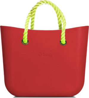 Obag MINI RED S KRÁTKÝM PROVAZEM NEON YELLOW