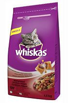 Whiskas Dry s hovězím masem 1