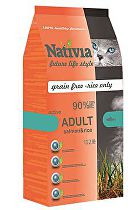 Nativia Cat Adult Salmon&Rice Active 10kg