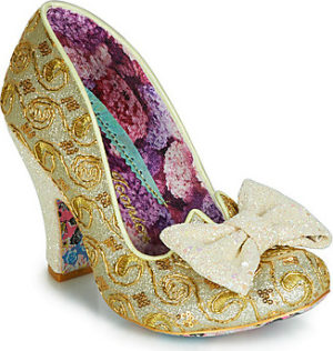 Irregular Choice Lodičky NICK OF TIME Zlatá