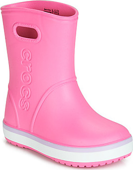 Crocs Holínky Dětské CROCBAND RAIN BOOT K Růžová