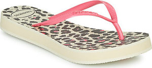 Havaianas Žabky SLIM FLATFORM ANIMALS Béžová