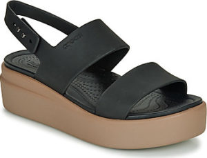 Crocs Sandály CROCS BROOKLYN LOW WEDGE W Černá