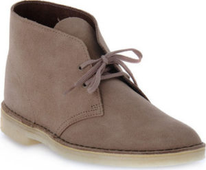 Clarks Kotníkové boty DESERT BOOT MUSHROOM Hnědá