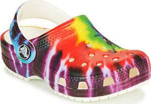 Crocs Pantofle Dětské CLASSIC TIE DYE GRAPHIC CLOG K ruznobarevne