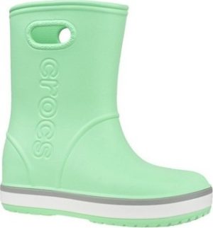 Crocs Holínky Dětské Crocband Rain Boot Kids Zelená