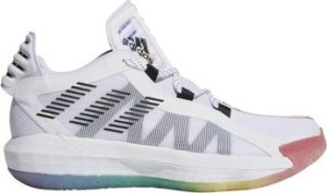 adidas Basketbal Dame 6 Pride White Rainbow Lgbtq ruznobarevne