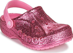 Crocs Pantofle Dětské BAYA GLITTER CLOG K Růžová