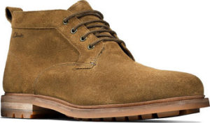 Clarks Kotníkové boty Foxwell Mild Hnědá