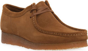 Clarks Kotníkové boty WALLABEE COLA Černá