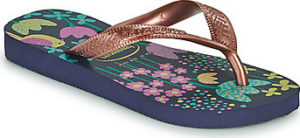 Havaianas Žabky Dětské KIDS FLORES Modrá