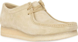 Clarks Kotníkové boty WALLABEE MAPLE Béžová