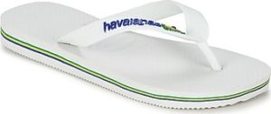 Havaianas Žabky Dětské BRASIL LOGO Bílá