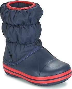 Crocs Zimní boty Dětské WINTER PUFF BOOT KIDS Modrá