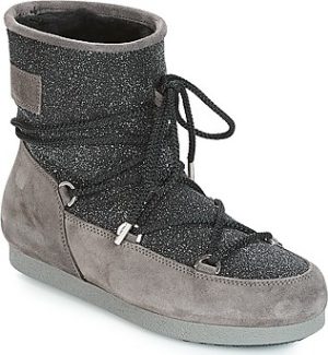 Moon Boot Zimní boty FAR SIDE LOW SUEDE GLITTER Černá