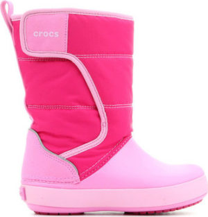 Crocs Zimní boty Dětské LODGEPOINT SNOW K 204660-6LR Růžová