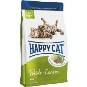 Happy Cat Supr.Adult Fit&Well Weide-Lamm 10kg