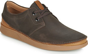 Clarks Šněrovací polobotky OAKLAND LACE Hnědá