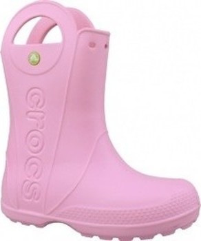 Crocs Holínky Dětské Handle It Rain Boot Kids Růžová