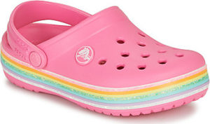 Crocs Pantofle Dětské CROCBAND RAINBOW GLITTER CLG K Růžová