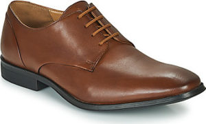 Clarks Šněrovací polobotky GILMAN PLAIN Hnědá