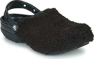 Crocs Pantofle CLASSIC FUZZ MANIA CLOG Černá