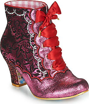 Irregular Choice Kotníkové kozačky CHINESE WHISPERS Růžová