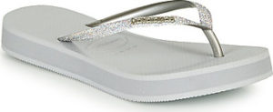 Havaianas Žabky SLIM FLATFORM GLITTER Stříbrná