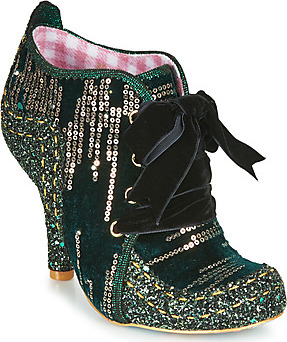 Irregular Choice Kotníkové kozačky WINTER PARTY Zelená