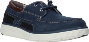 Clarks Šněrovací polobotky 26132616 Modrá