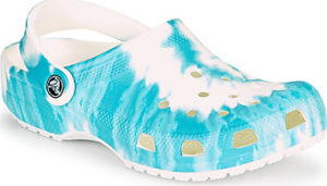 Crocs Pantofle CLASSIC TIE DYE GRAPHIC CLOG Bílá