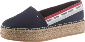 Tommy Jeans Espadrilky námořnická modř / bílá / červená