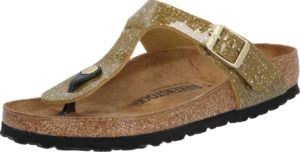 BIRKENSTOCK Žabky 'Gizeh Cosmic Sparkle' zlatá