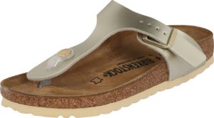 BIRKENSTOCK Žabky 'Gizeh' zlatá