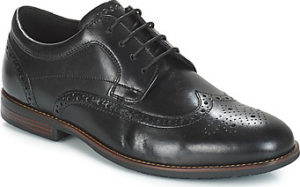 Rockport Šněrovací polobotky DUSTYN WINGTIP Černá