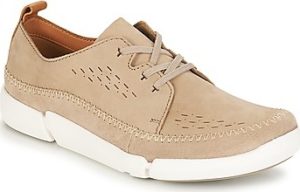 Clarks Šněrovací polobotky TriFri Lace Béžová