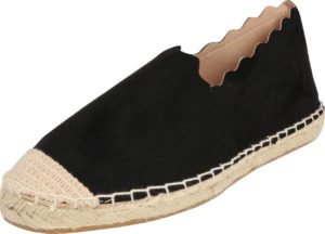 Dorothy Perkins Espadrilky 'CUBA' černá / béžová